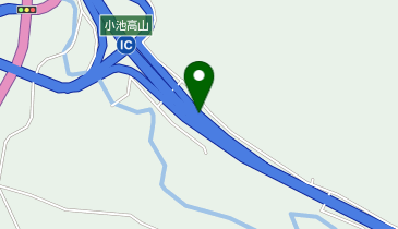 九州中央自動車道(無料区間) 小池高山IC 下り 入口の地図画像