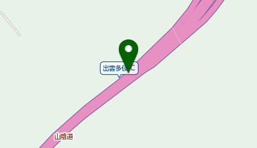 山陰自動車道 出雲多伎IC 上り 出口の地図画像