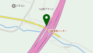 山陰自動車道 出雲多伎IC 上り 入口の地図画像