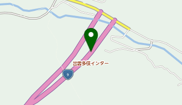 山陰自動車道 出雲多伎IC 下り 入口の地図画像