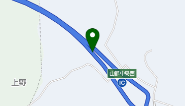九州中央自動車道(無料区間) 山都中島西IC 上り 入口の地図画像