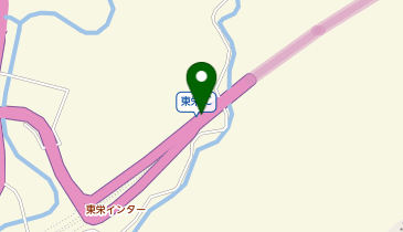 三遠南信自動車道 東栄IC 上り 入口の地図画像