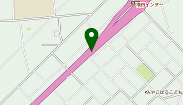 都城志布志道路 横市IC 下り 入口の地図画像