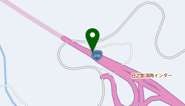 九州中央自動車道 日之影深角IC 下り 出口の地図画像