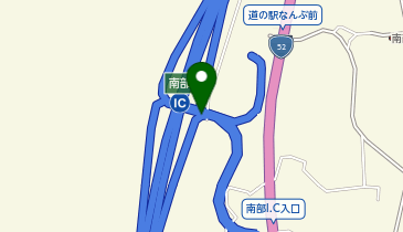 中部横断自動車道(無料区間) 南部IC 上り 入口の地図画像