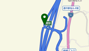 中部横断自動車道(無料区間) 南部IC 下り 入口の地図画像