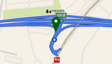 東関東自動車道(高谷-潮来) 四街道IC 上り 入口の地図画像