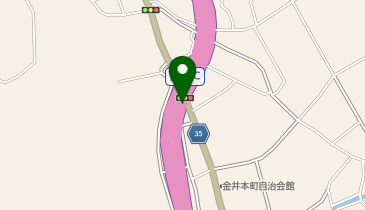 上信自動車道 金井IC 上り 入口2の地図画像