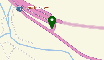東北中央自動車道(無料区間) 相馬山上IC 下り 入口の地図画像
