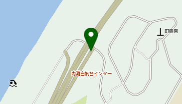 のと里山海道 内灘白帆台IC 上り 入口の地図画像
