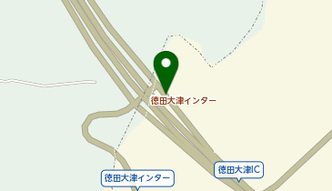 能越自動車道 徳田大津IC 上り 入口の地図画像