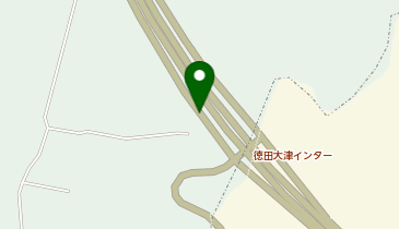 能越自動車道 徳田大津IC 下り 入口の地図画像