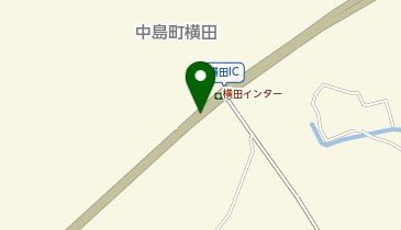 能越自動車道 横田IC 上り 入口の地図画像