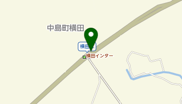 能越自動車道 横田IC 下り 入口の地図画像