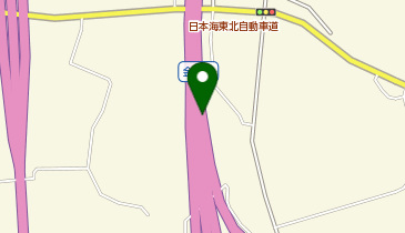 日本海東北自動車道(無料区間) 金浦IC 下り 出口の地図画像