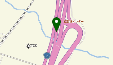 日本海東北自動車道(無料区間) 仁賀保IC 上り 出口の地図画像