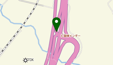 日本海東北自動車道(無料区間) 仁賀保IC 上り 入口の地図画像