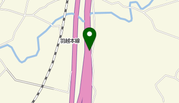 日本海東北自動車道(無料区間) 仁賀保IC 下り 出口の地図画像