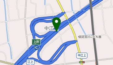 北陸自動車道 上市スマートIC 上り 出口の地図画像