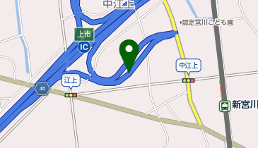 北陸自動車道 上市スマートIC 上り 入口の地図画像