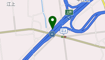 北陸自動車道 上市スマートIC 下り 出口の地図画像