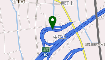 北陸自動車道 上市スマートIC 下り 入口の地図画像