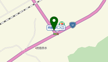 北側復旧道路 阿蘇西IC 上り 入口の地図画像