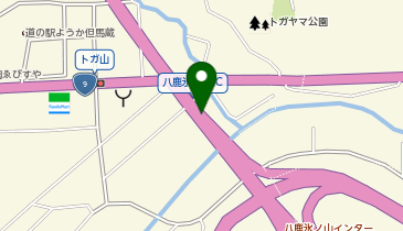 北近畿豊岡自動車道 八鹿氷ノ山IC 下り 出口の地図画像