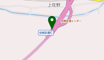 北近畿豊岡自動車道 但馬空港IC 上り 出口の地図画像