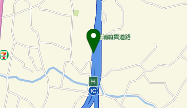 三浦縦貫道路 林IC 上り 入口の地図画像