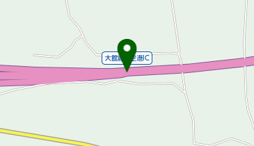 秋田自動車道(無料区間) 大館能代空港IC 上り 出口の地図画像