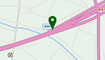 秋田自動車道(無料区間) 鷹巣IC 下り 出口の地図画像