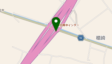秋田自動車道(無料区間) 二井田真中IC 上り 入口の地図画像
