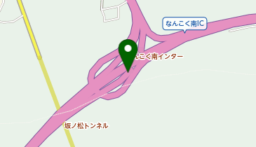 高知東部自動車道 なんこく南IC 上り 入口の地図画像