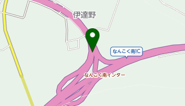 高知東部自動車道 なんこく南IC 下り 出口の地図画像