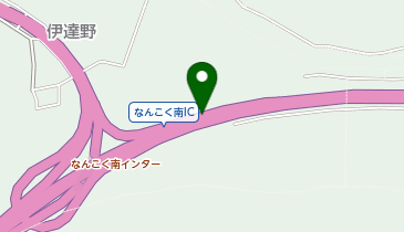 高知東部自動車道 なんこく南IC 下り 入口の地図画像