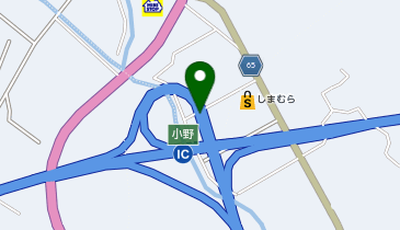 福島空港・あぶくま南道路 小野IC 下り 入口の地図画像