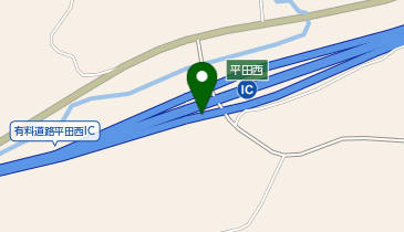 福島空港・あぶくま南道路 平田西IC 上り 入口の地図画像