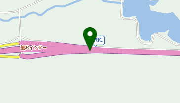 秋田自動車道(無料区間) 蟹沢IC 上り 出口の地図画像