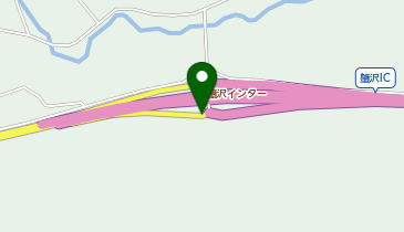 秋田自動車道(無料区間) 蟹沢IC 上り 入口の地図画像