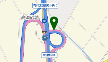 高知東部自動車道 高知中央IC 下り 入口の地図画像
