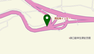 高知東部自動車道 高知南IC 上り 入口の地図画像