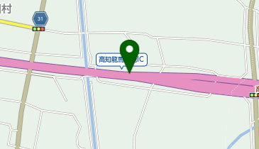 高知東部自動車道 高知龍馬空港IC 下り 出口の地図画像