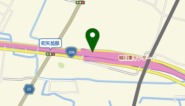 有明海沿岸道路 柳川東IC 上り 入口の地図画像