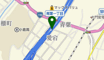 北九州3号線 愛宕JCT 下りの地図画像