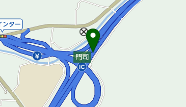 関門橋 門司IC(JCT) 下りの地図画像