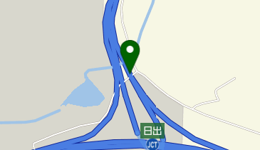 大分自動車道 日出JCT 下りの地図画像