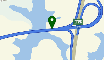 山陽自動車道 宇部JCT 下りの地図画像