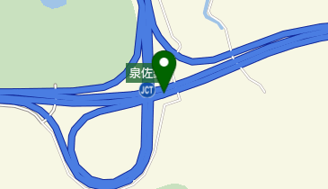 阪和自動車道 泉佐野JCT 下りの地図画像