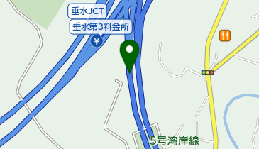 阪神5号湾岸線 垂水JCT 下りの地図画像